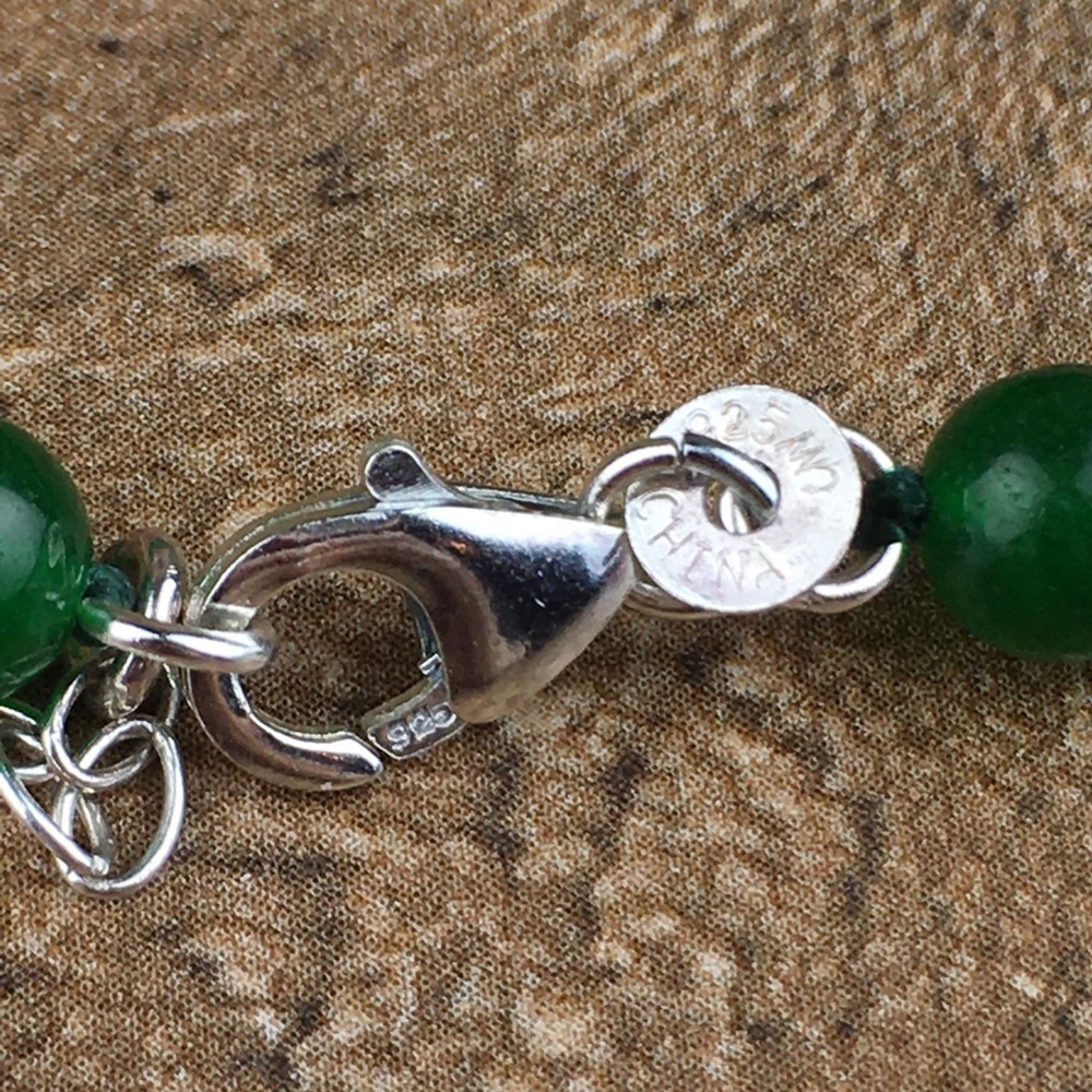 Green Geode Stone Slice Statement Necklace - image 8